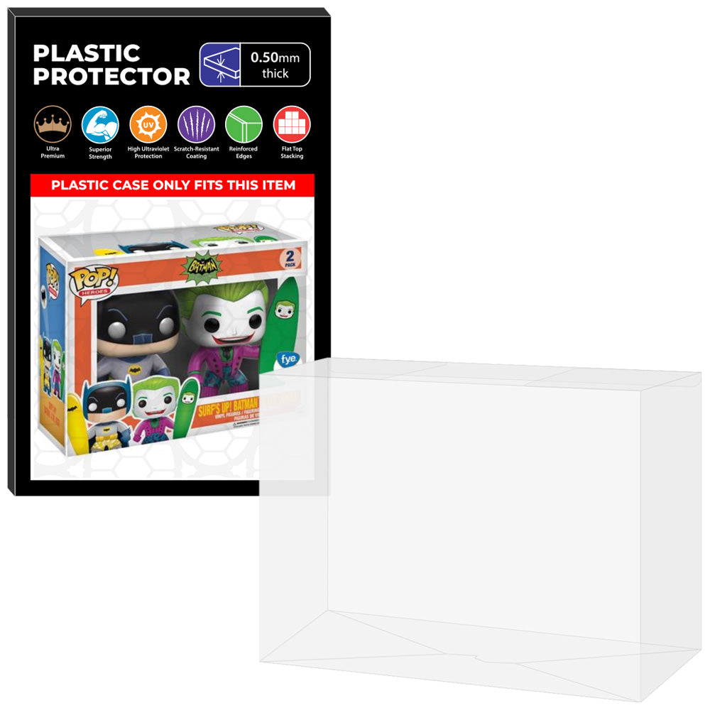 Pop Protector for 2 Pack Surf's Up Batman & the Joker 1966 Funko Pop