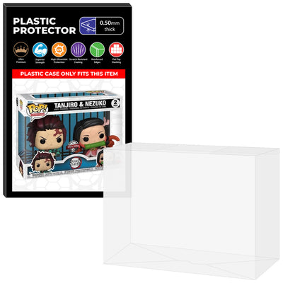 Pop Protector for 2 Pack Tanjiro & Nezuko Funko Pop