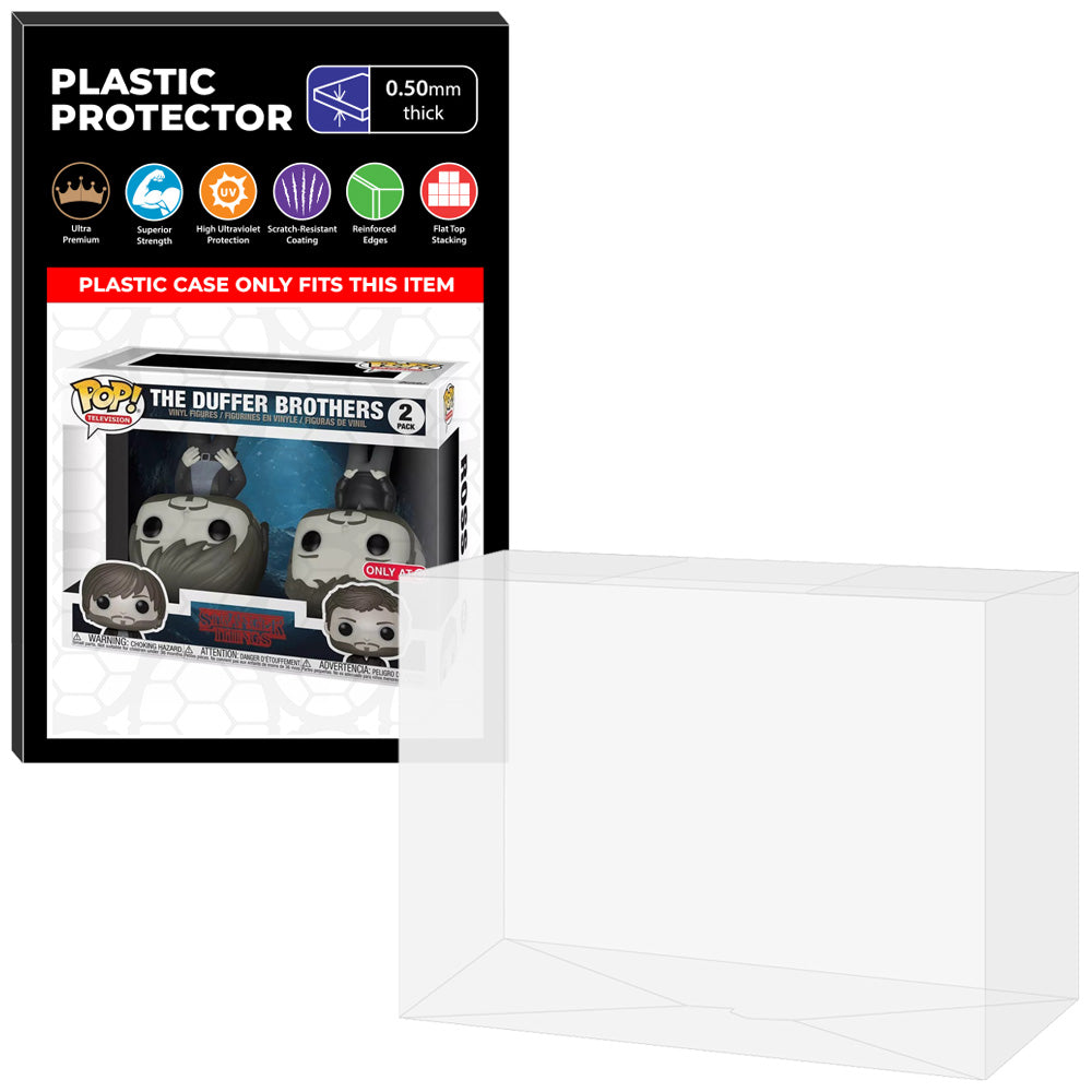 Pop Protector for 2 Pack The Duffer Brothers Funko Pop