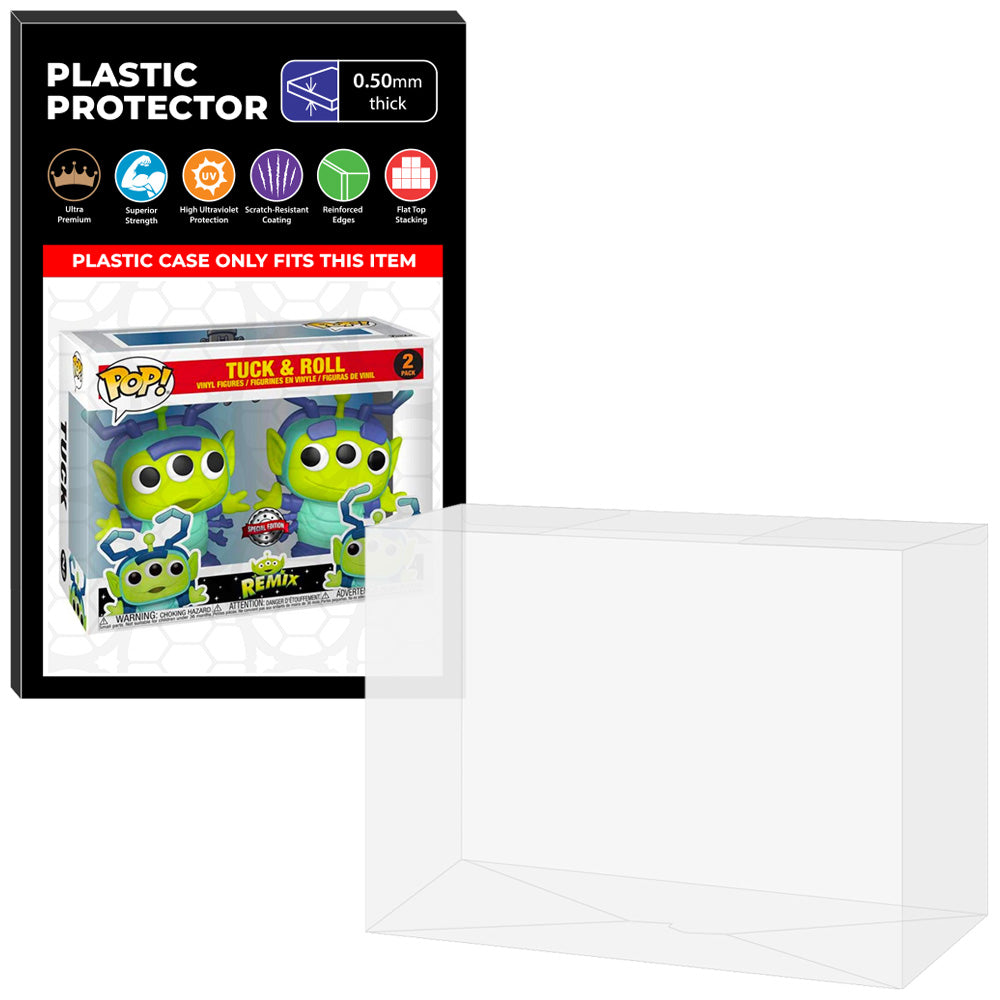 Pop Protector for 2 Pack Tuck & Roll Funko Pop