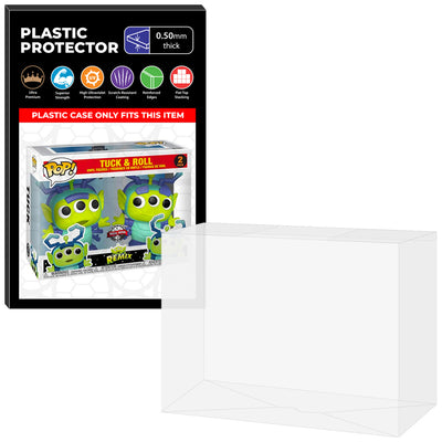 Pop Protector for 2 Pack Tuck & Roll Funko Pop