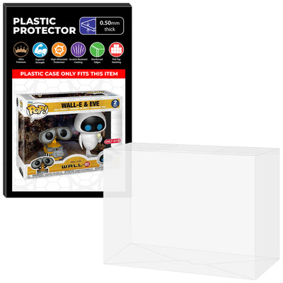 Pop Protector for 2 Pack Wall-E & Eve Funko Pop