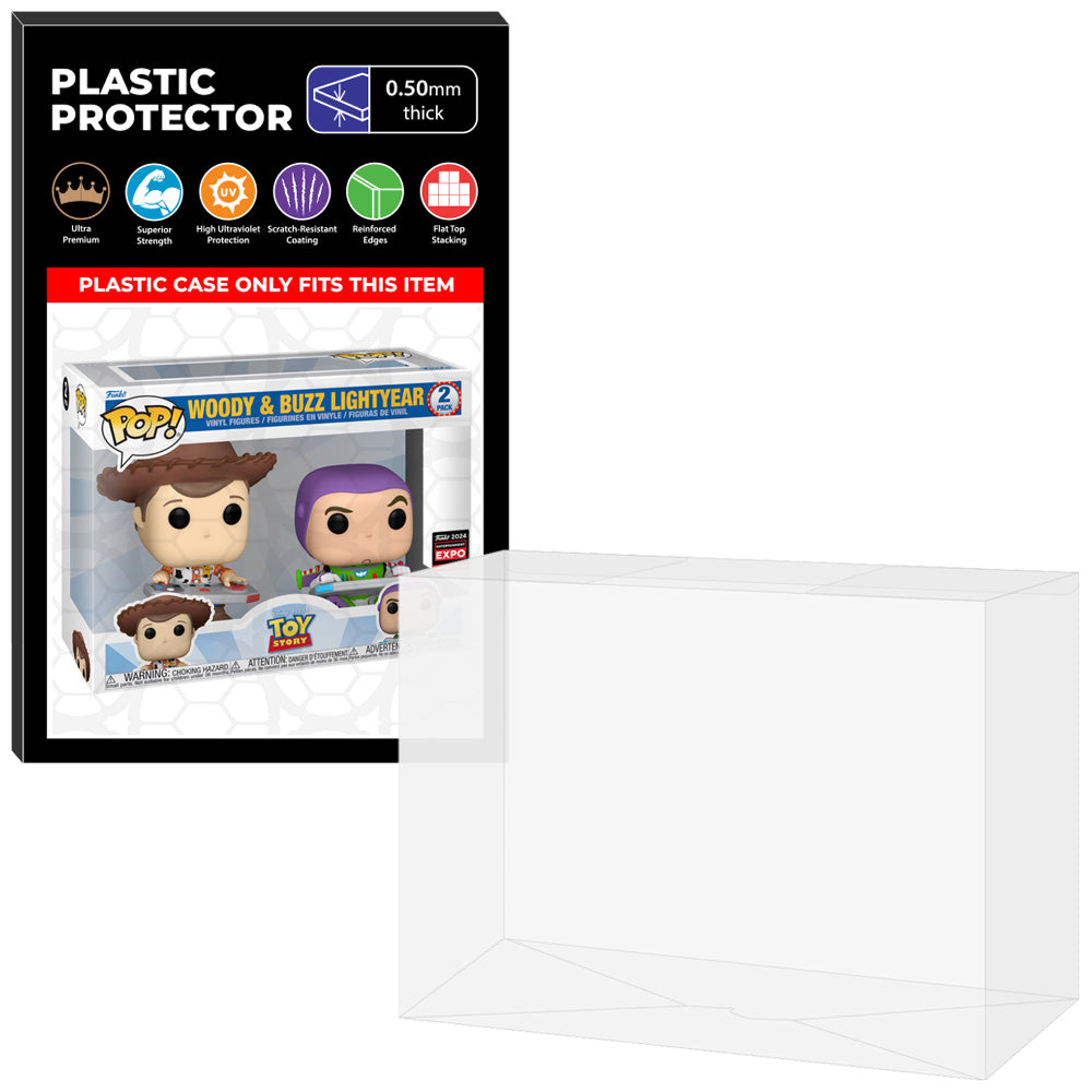 Pop Protector for 2 Pack Woody & Buzz Lightyear C2E2 Expo Funko Pop