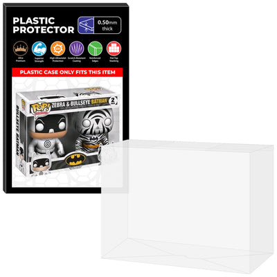 Pop Protector for 2 Pack Zebra & Bullseye Batman Funko Pop