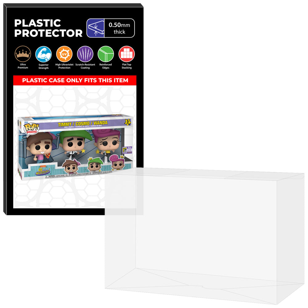 Pop Protector for 3 Pack The Fairly OddParents Funko Pop on The Protector Guide App by Display Geek