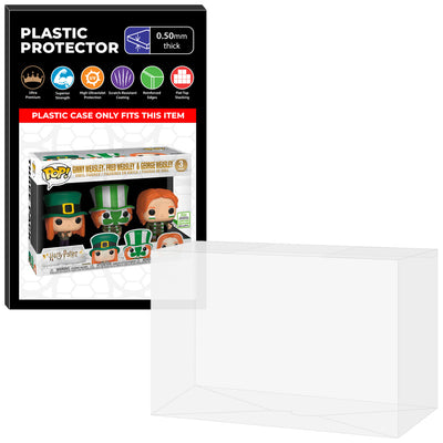 Pop Protector for 3 Pack Weasley Quidditch World Cup ECCC Funko Pop on The Protector Guide App by Display Geek