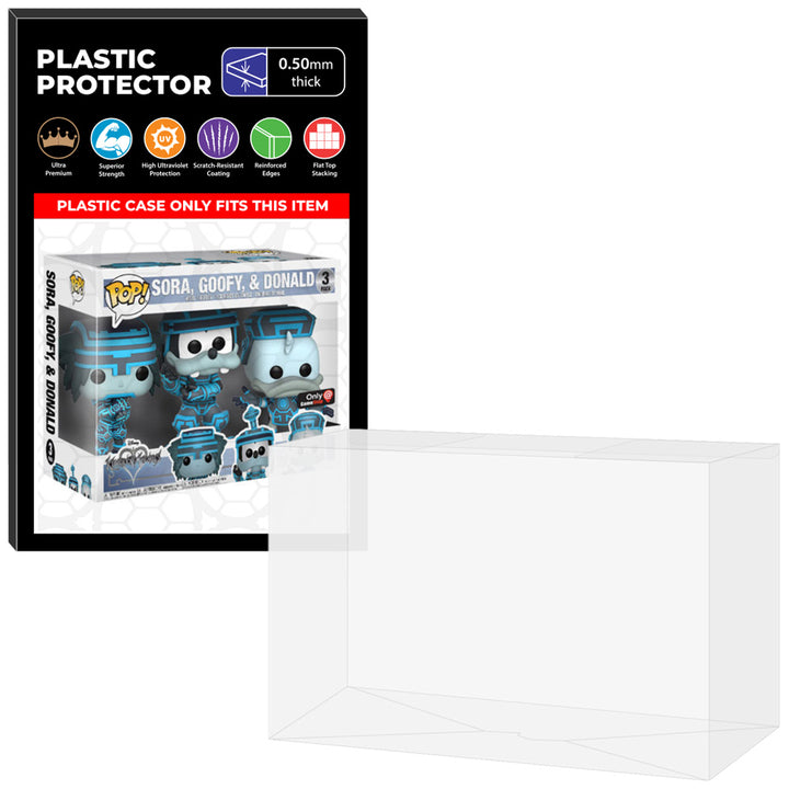 Pop Protector for Pack Kingdom Hearts Sora, Goofy Donald Tron