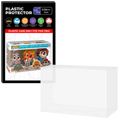 Pop Protector for 3 Pack Br'er Rabbit, Br'er Fox & Br'er Bear Funko Pop on The Protector Guide App by Display Geek