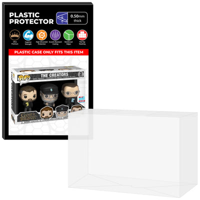 Pop Protector for 3 Pack The Creators NYCC Funko Pop on The Protector Guide App by Display Geek