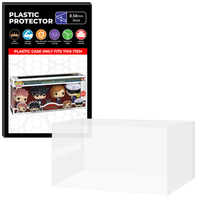 Pop Protector for 4 Pack Jujutsu Kaisen Glow Funko Pop on The Protector Guide App by Display Geek