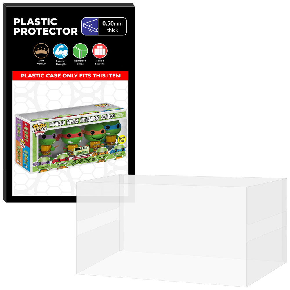 Pop Protector for 4 Pack TMNT Donatello, Raphael, Michelangelo & Leonardo Funko on The Protector Guide App by Display Geek