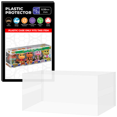 Pop Protector for 5 Pack Fraggle Rock Flocked Funko Pop on The Protector Guide App by Display Geek