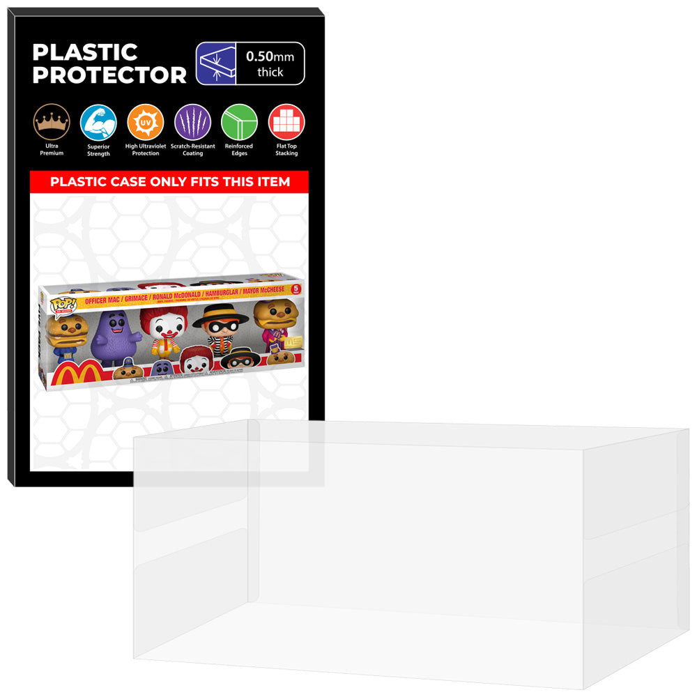 Pop Protector for 5 Pack McDonald's Mascots Funko Pop on The Protector Guide App by Display Geek