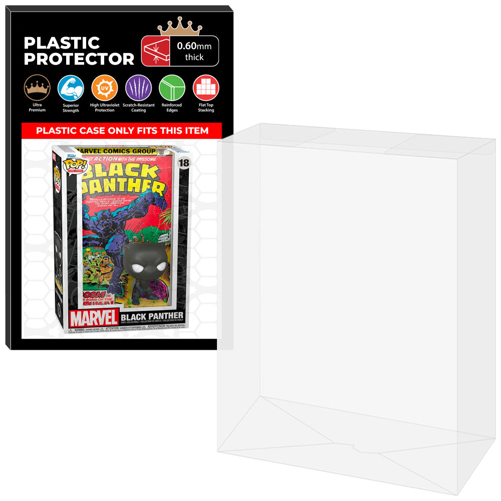 Pop Protector for Black Panther #18 Funko Pop Comic Covers on The Protector Guide App by Display Geek