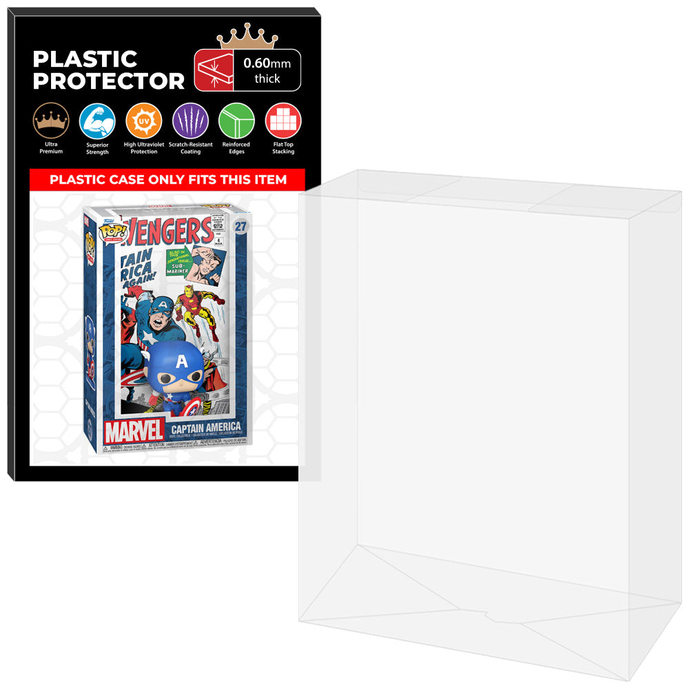 Pop Protector for Captain America #27 Funko Pop Comic Covers on The Protector Guide App by Display Geek