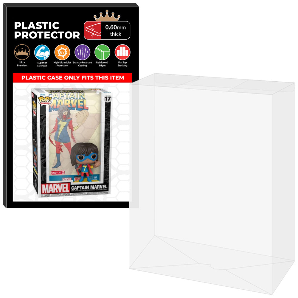 Pop Protector for Captain Marvel Kamala Khan #17 Funko Pop Comic Covers on The Protector Guide App by Display Geek