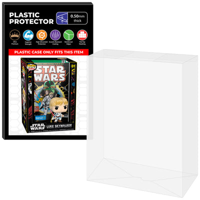 Pop Protector for Star Wars Luke Skywalker #01 Funko Pop Comic Covers on The Protector Guide App by Display Geek