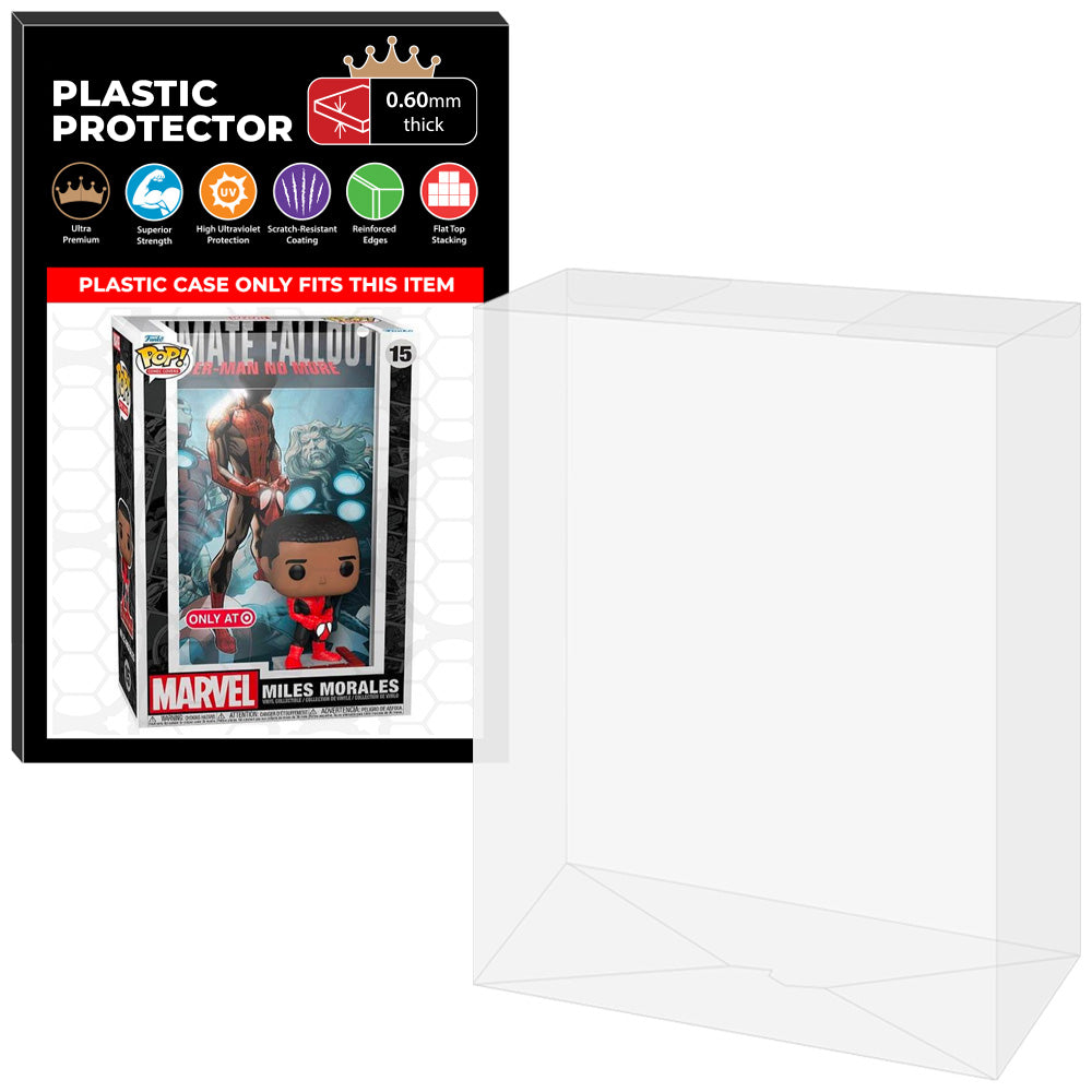 Pop Protector for Miles Morales #15 Funko Pop Comic Covers on The Protector Guide App by Display Geek