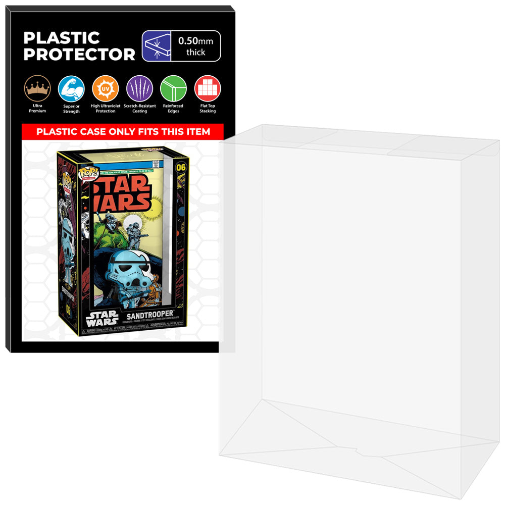 Pop Protector for Star Wars Sandtrooper #06 Funko Pop Comic Covers on The Protector Guide App by Display Geek