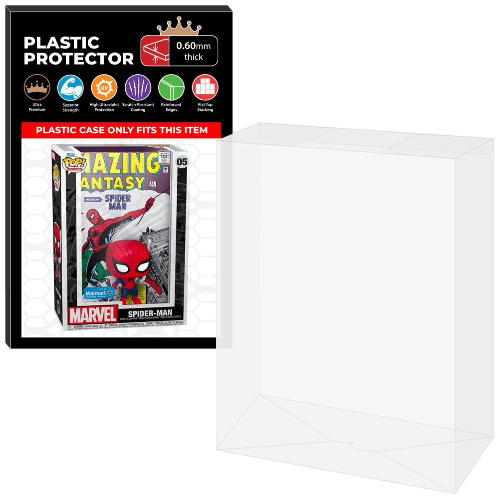 Pop Protector for Amazing Fantasy Spider-Man #05 Funko Pop Comic Covers on The Protector Guide App by Display Geek