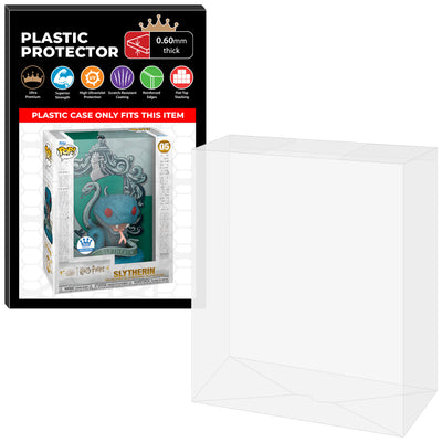 Pop Protector for Slytherin #05 Funko Pop Covers on The Protector Guide App by Display Geek - 0.60mm Thick UV Resistant Funko Pop Shield Protectors - The Best Quality Ultra Premium, Superior Strength, High Ultraviolet Protection, Scratch Resistant Coating, Reinforced Edges, Flat Top Stacking