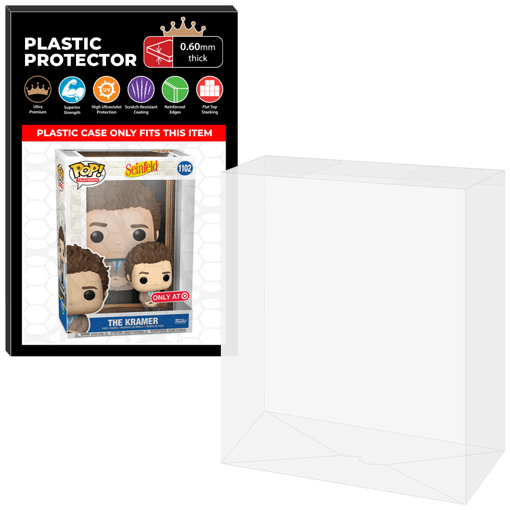 Pop Protector for Seinfeld The Kramer on Black Velvet #1102 Funko Pop Covers on The Protector Guide App by Display Geek