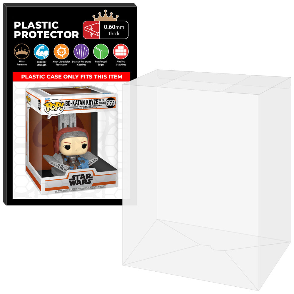 Pop Protector for Bo-Katan Kryze on the Throne #669 Funko Pop Deluxe