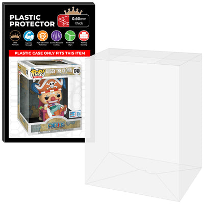 Pop Protector for Buggy the Clown NYCC #1740 Funko Pop Deluxe - 0.60mm Thick UV and Scratch Resistant Shield - Available on The Protector Guide App by Display Geek