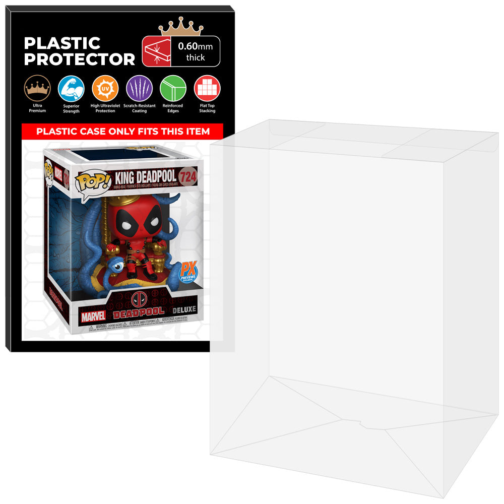 Pop Protector for King Deadpool on Throne #724 Funko Pop Deluxe