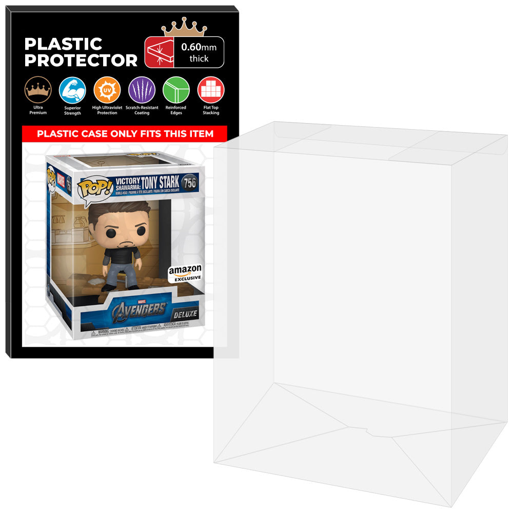 Pop Protector for Victory Shawarma Tony Stark #756 Funko Pop Deluxe