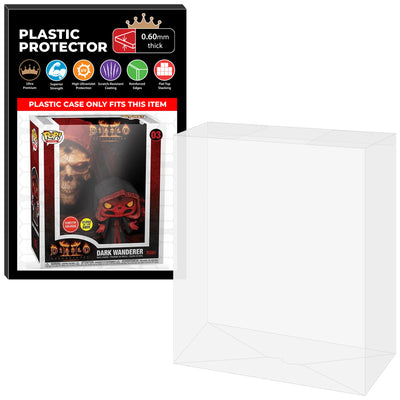 Pop Protector for Diablo III Dark Wanderer #03 Funko Pop Game Covers on The Protector Guide App by Display Geek - 0.60mm Thick UV Resistant Funko Pop Shield Protectors - The Best Quality Ultra Premium, Superior Strength, High Ultraviolet Protection, Scratch Resistant Coating, Reinforced Edges, Flat Top Stacking