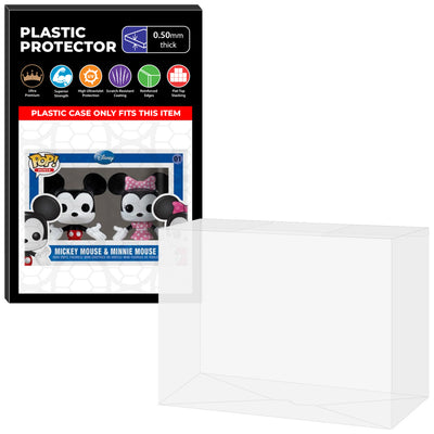 Pop Protector for 2 Pack Mini Mickey Mouse & Minnie Mouse #01 Funko Pop on The Protector Guide App by Display Geek