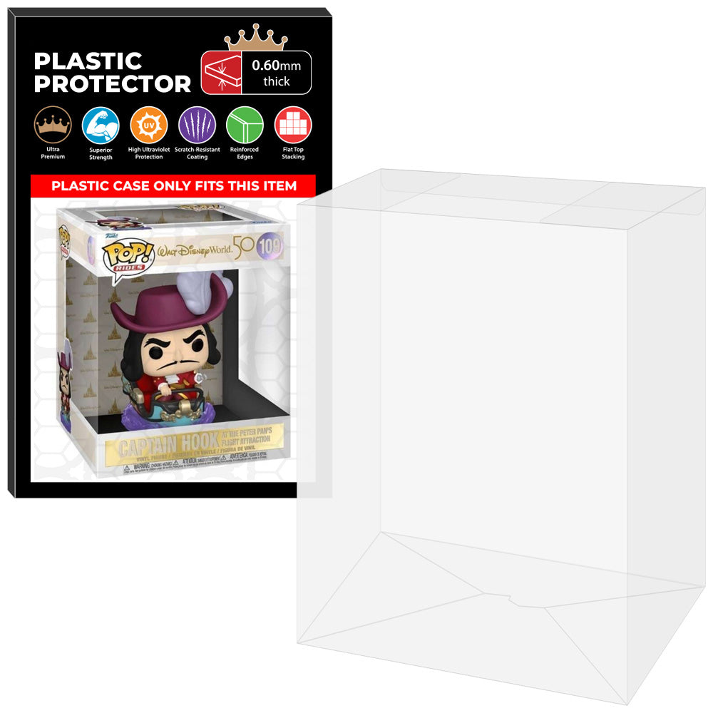 Pop Protector for Captain Hook at the Peter Pan's Flight #109 Funko Pop Rides