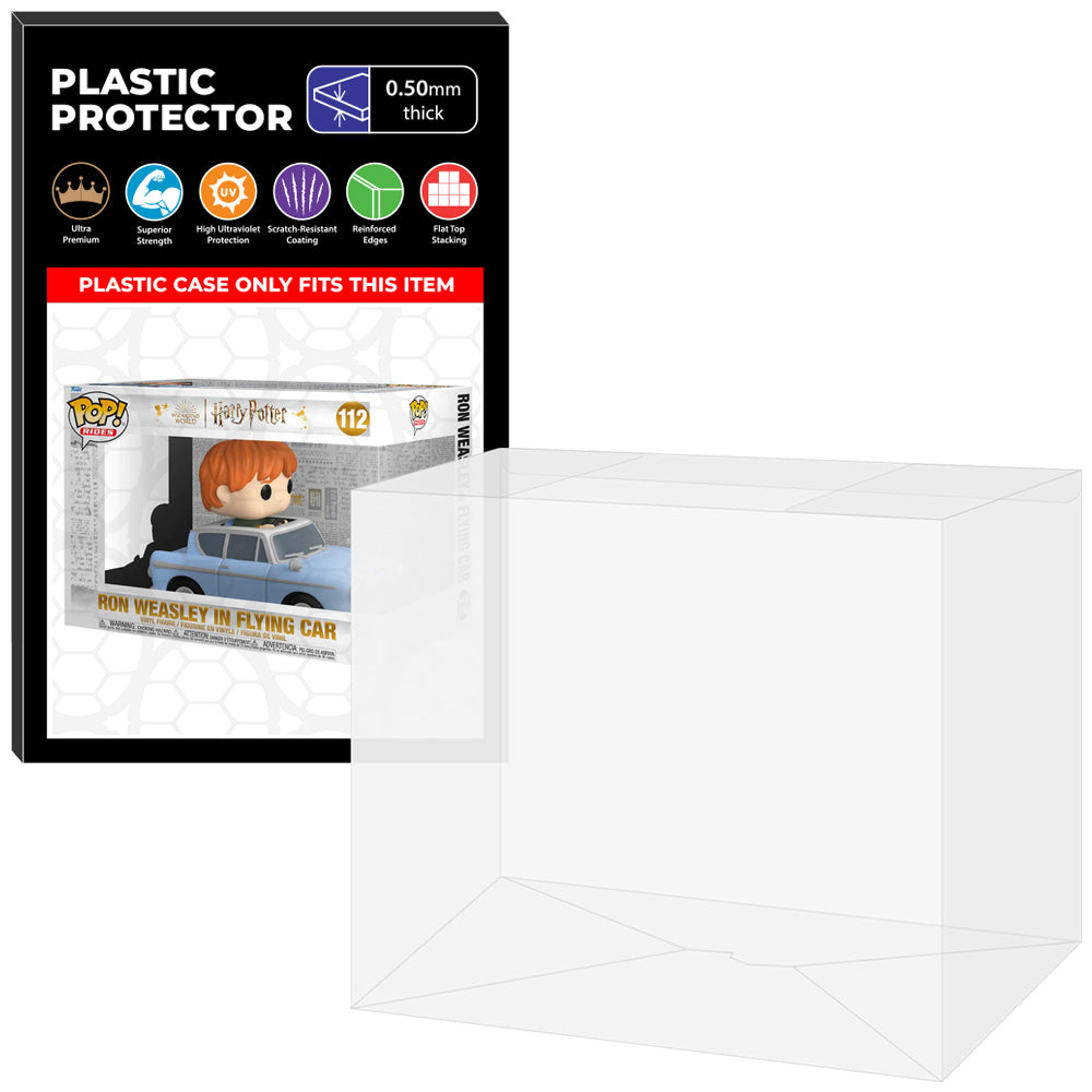 Pop Protector for Ron Weasley in Flying Car #112 Funko Pop Rides on The Protector Guide App by Display Geek