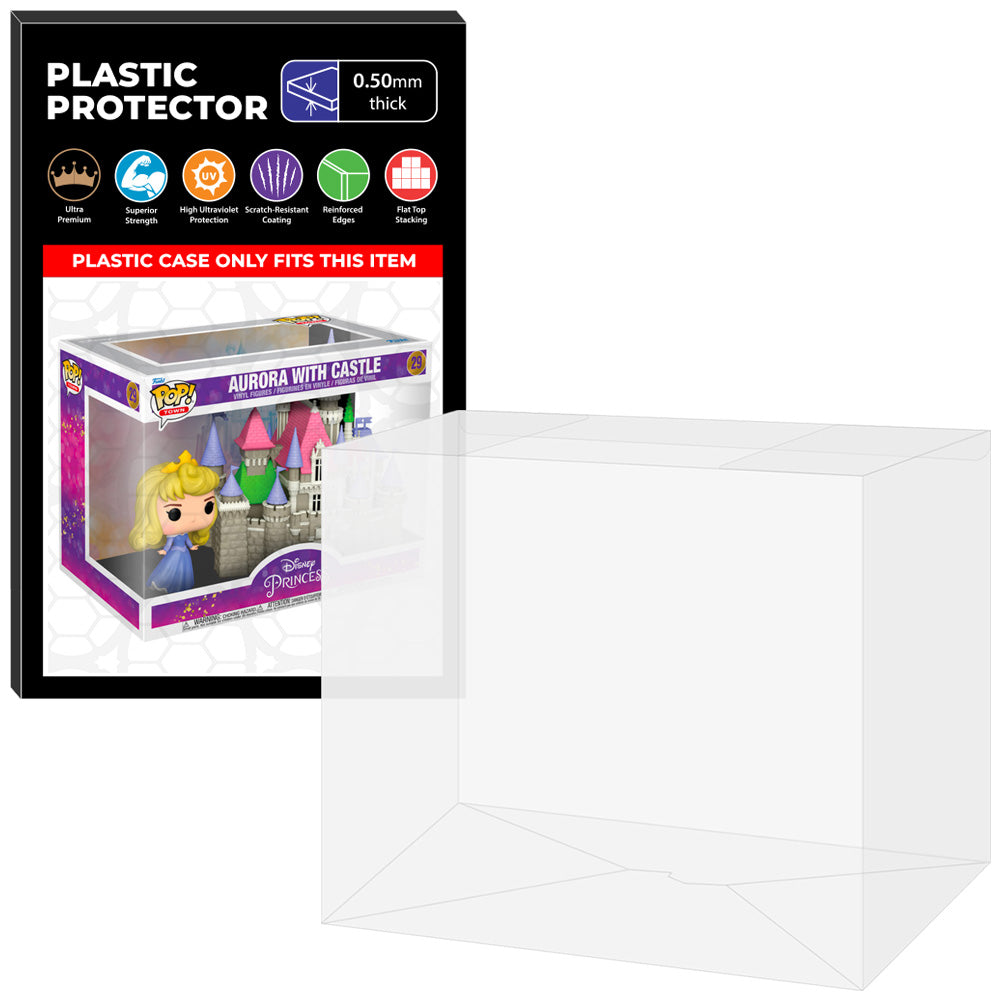 Pop Protector for Aurora with Castle #29 Funko Pop Town on The Protector Guide App by Display Geek