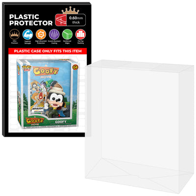 Pop Protector for A Goofy Movie #04 Funko Pop VHS Covers on The Protector Guide App by Display Geek - 0.60mm Thick UV Resistant Funko Pop Shield Protectors - The Best Quality Ultra Premium, Superior Strength, High Ultraviolet Protection, Scratch Resistant Coating, Reinforced Edges, Flat Top Stacking