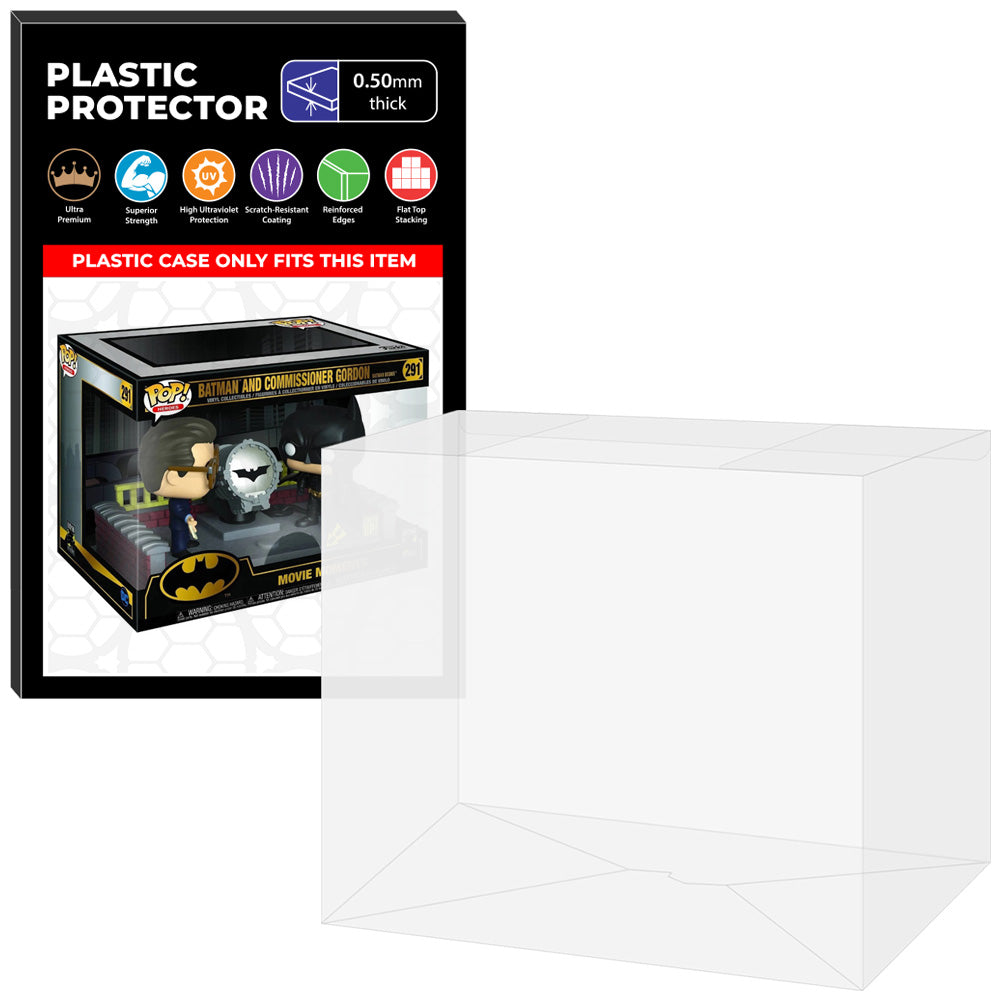 Pop Protector for Batman & Commissioner Gordon #291 Funko Pop Movie Moments on The Protector Guide App by Display Geek