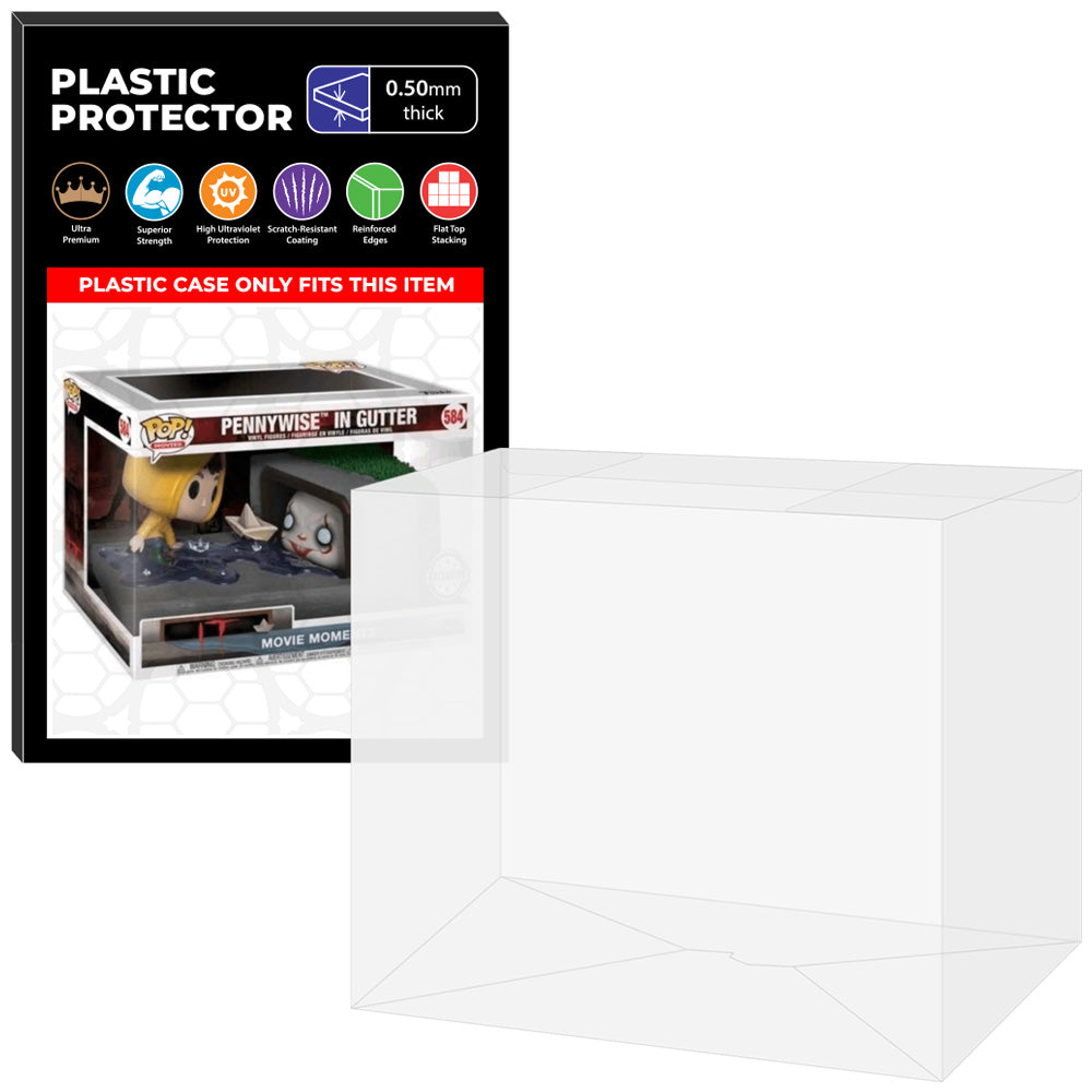 Pop Protector for Pennywise in Gutter #584 Funko Pop Movie Moments on The Protector Guide App by Display Geek