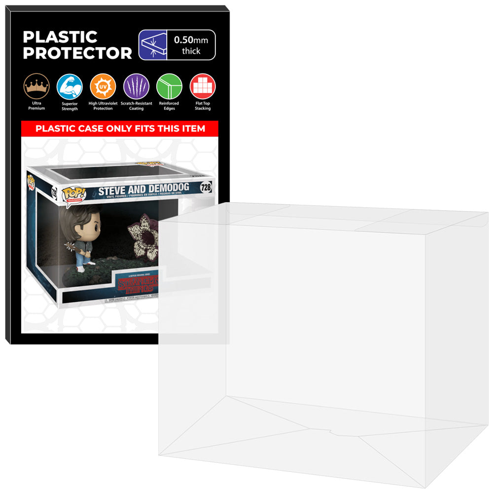 Pop Protector for Steve & Demodog #728 Funko Pop Television Moments on The Protector Guide App by Display Geek