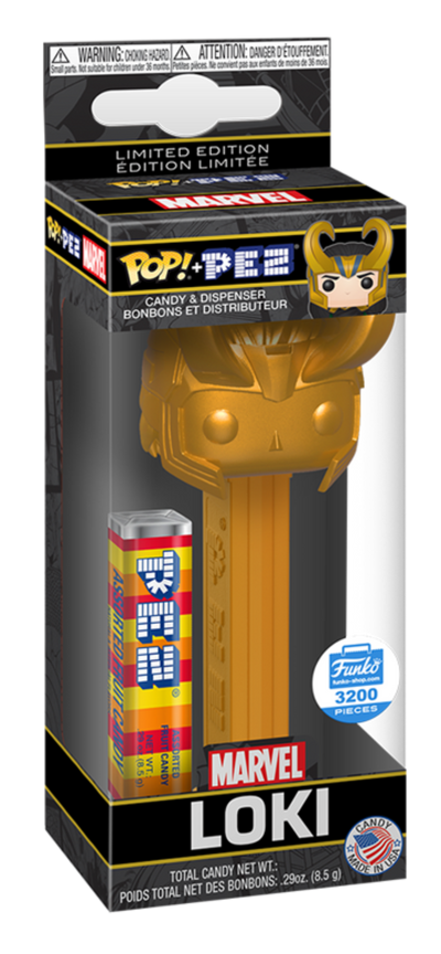 Funko POP! PEZ - Marvel, Loki (GLD) (3,200 PCS) Exclusive