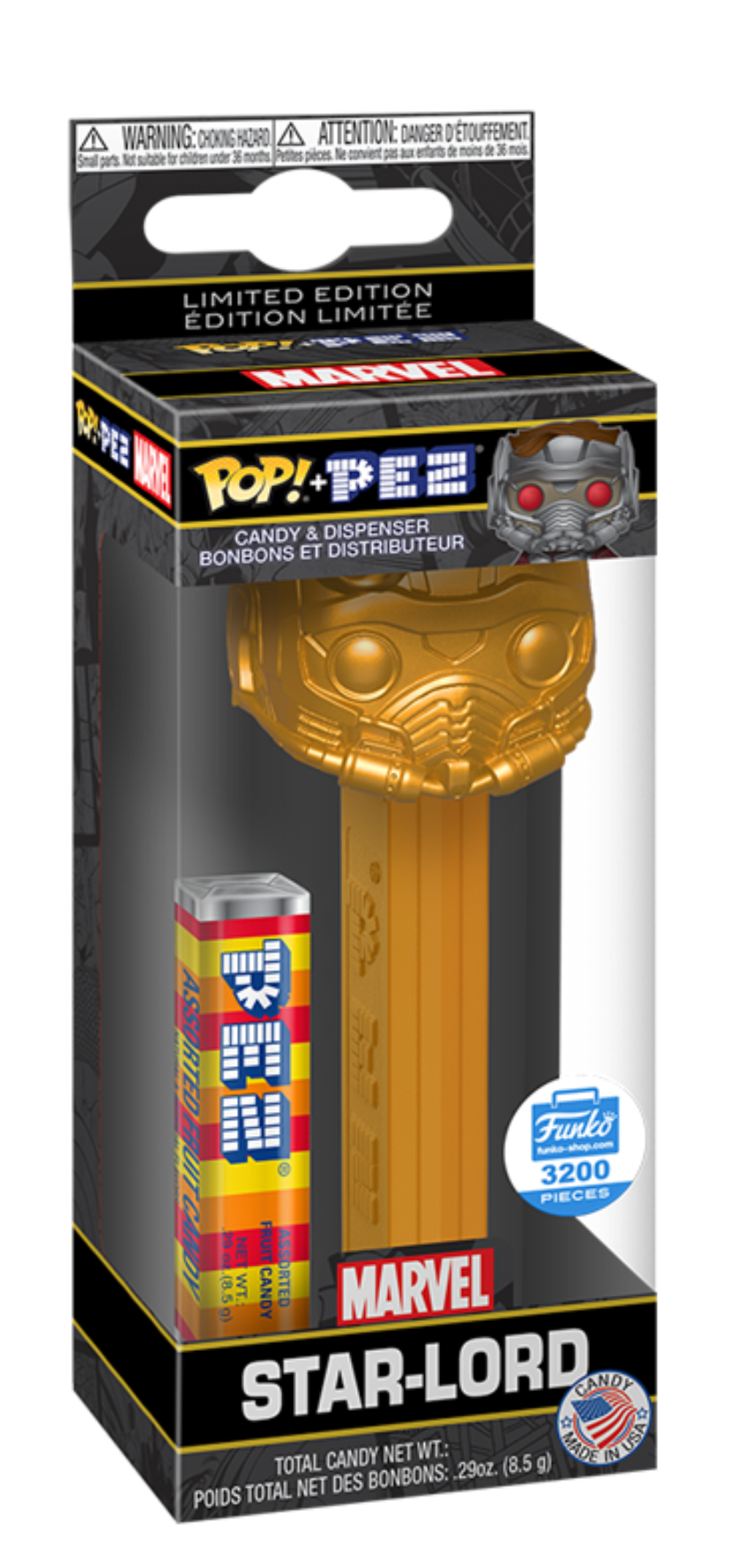 Funko POP! PEZ - Marvel, Star-Lord (GLD) (3,200 PCS) Exclusive