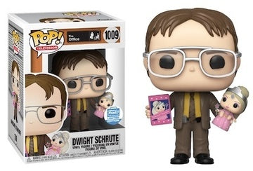 Funko Pop: The Office - Dwight With Princess Unicorn Doll (Funko Shop Exclusive)