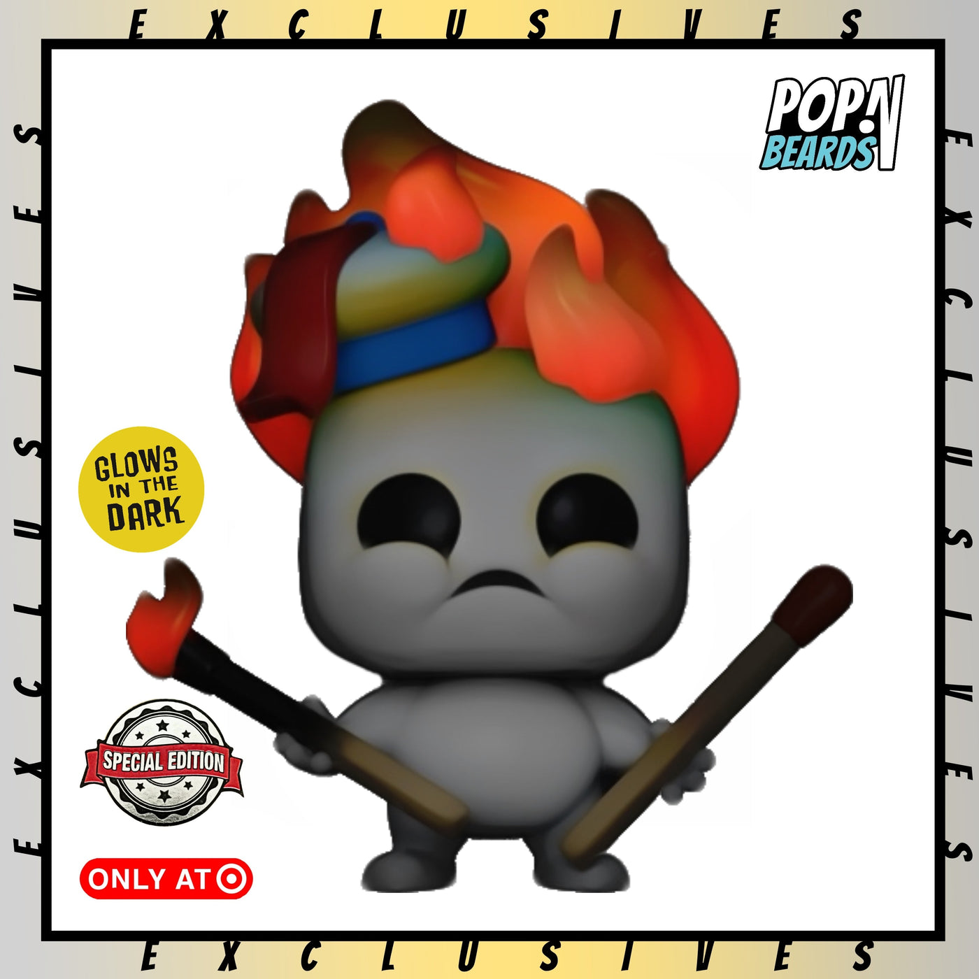 POP! Movies: 936 Ghostbusters, Mini Puft (On Fire) (GITD) Exclusive