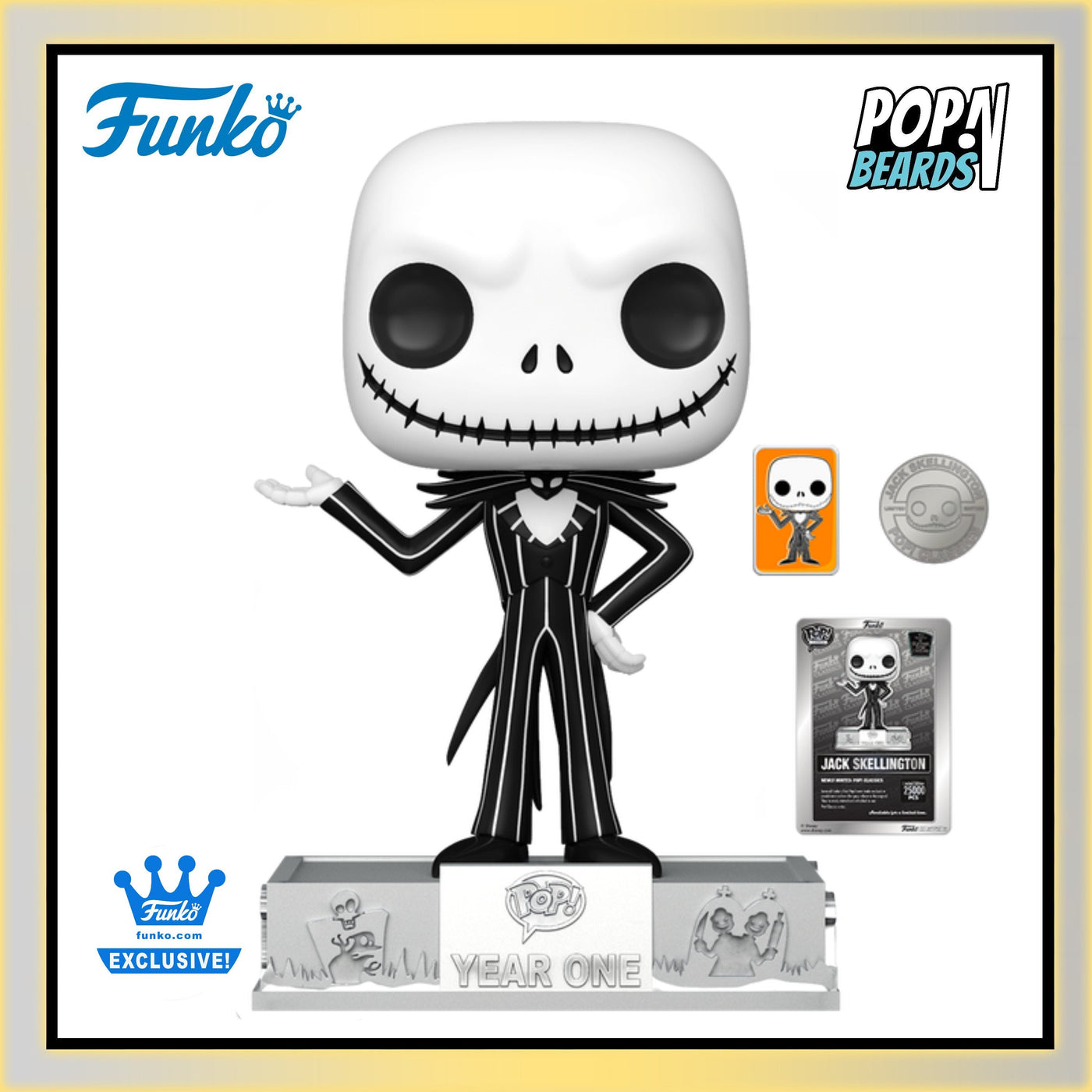 POP! Classics: 15C 25th (Disney), Jack Skellington (25,000 PCS) Exclusive