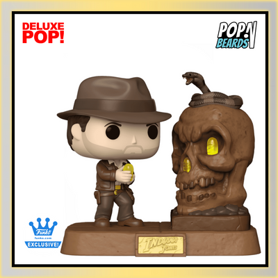 POP! Movies: 1361 Indiana Jones, Indiana Jones (Lights Up) (Deluxe) Exclusive