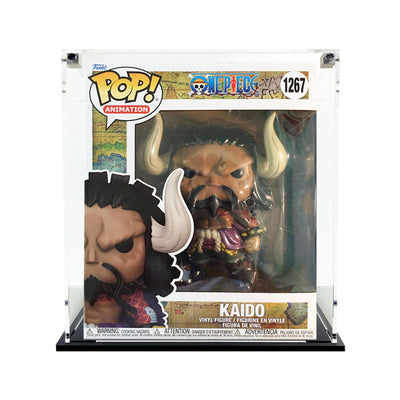 6 INCH KAIDO #1267 - 3mm thick Custom Acrylic Display Case for Funko Pop Grail Boxes (9h x 7.5w x 6d) by Display Geek Flying Box 3mm thick dust and dirt protection