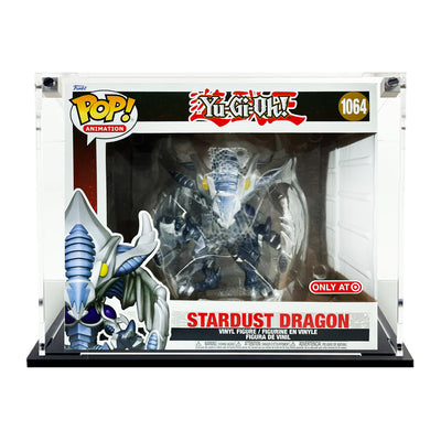 6 INCH STARDUST DRAGON #1064 - 3mm thick Custom Acrylic Display Case for Funko Pop Grail Boxes (8h x 9w x 7d) by Display Geek Flying Box 3mm thick dust and dirt protection