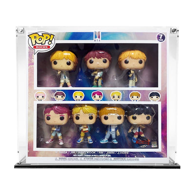 7 PACK LARGE - 3mm thick Custom Acrylic Display Case for Funko Pop Grail Boxes (12.5h x13w x 3d) by Display Geek Flying Box 3mm thick dust and dirt protection