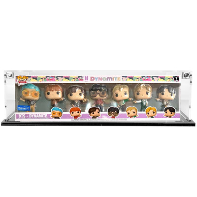 7 PACK - 3mm thick Custom Acrylic Display Case for Funko Pop Grail Boxes (6.5h x 23w x 3.5d) by Display Geek Flying Box 3mm thick dust and dirt protection