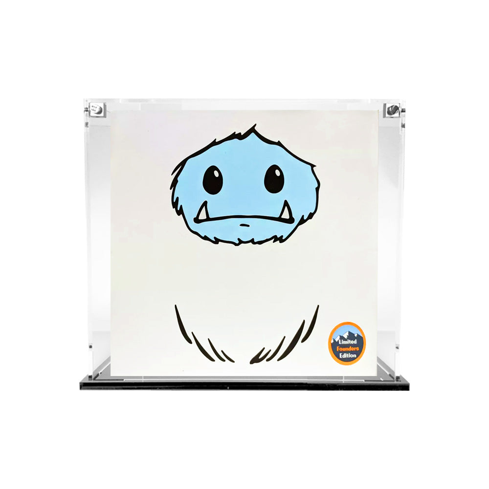 CHOMP CLASSIC - Custom Acrylic Display Case for Abominable Toys Grail Boxes (6.5h x 7w x 4.25d) by Display Geek Flying Box 3mm thick dust and dirt protection